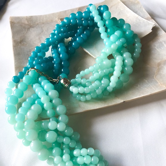 Beaded Statement Necklace - Picture 3 of 3